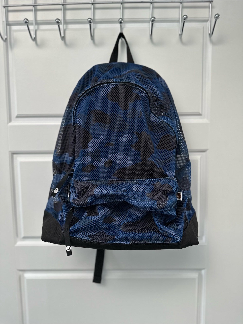 Bape Blue Camo Mesh Backpack